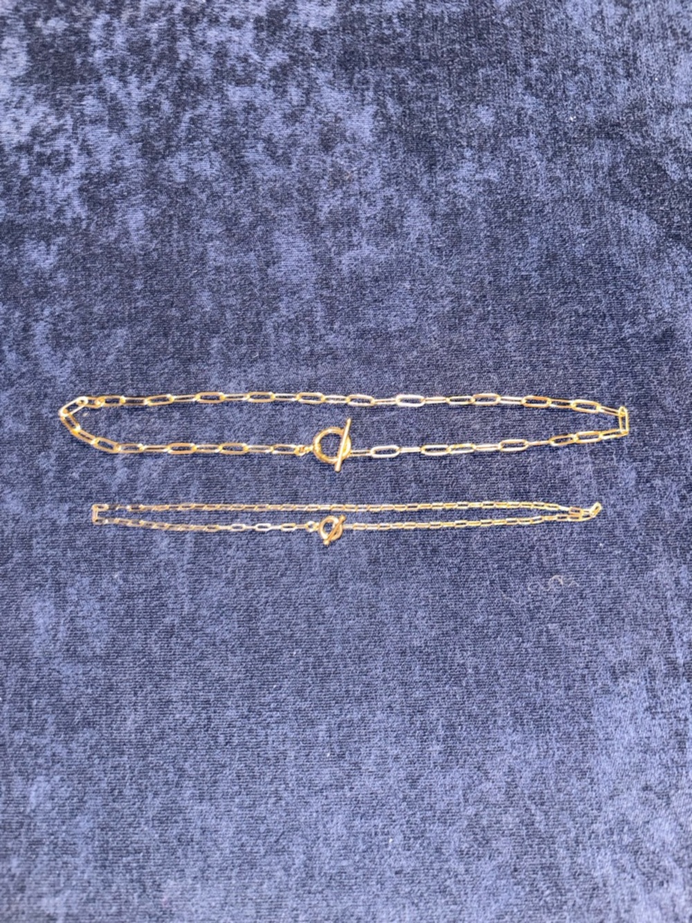 Gold Chain Toggle Necklace Set - Women's Jewelry